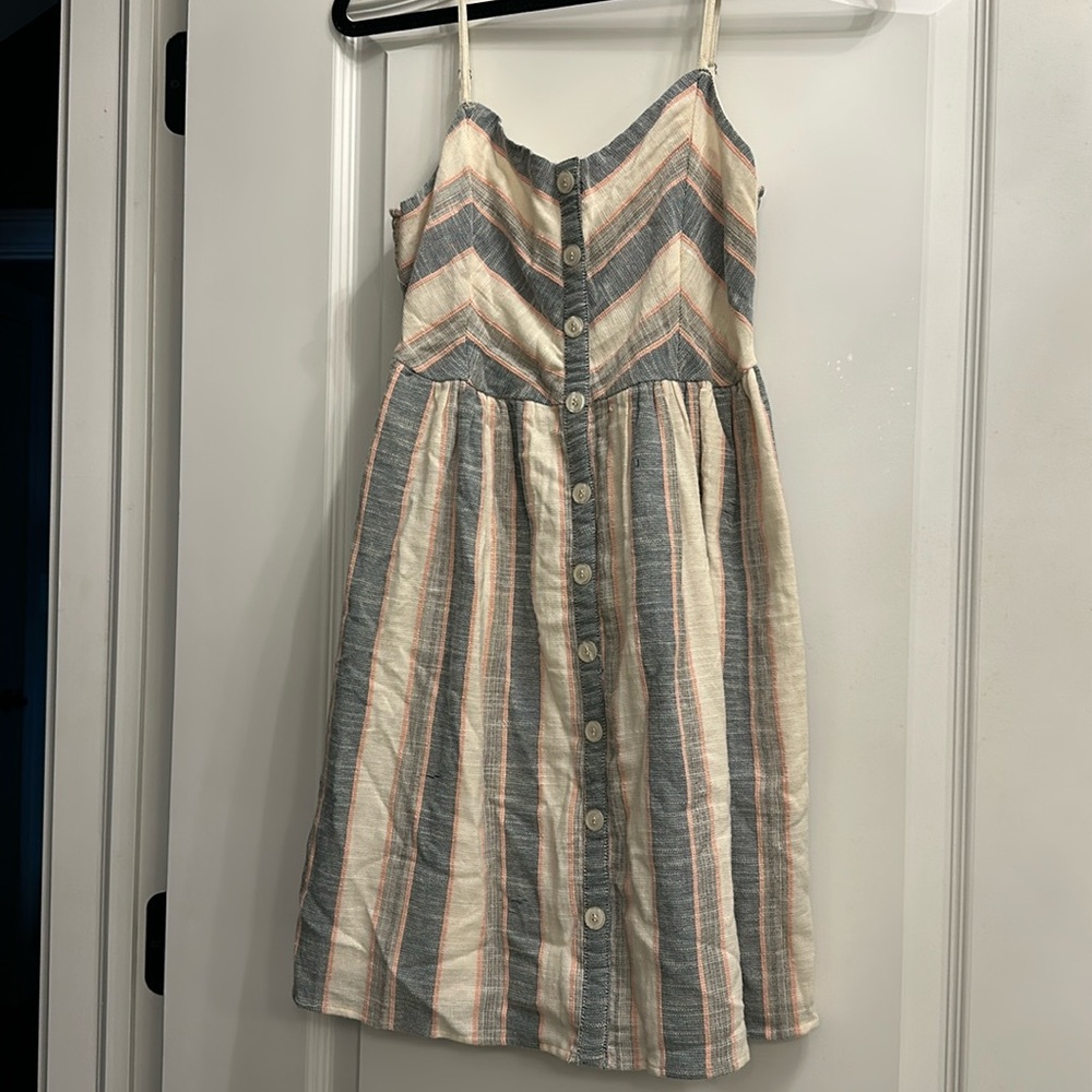 Alter’d State Button Down pastel striped dress
